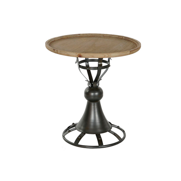 Table d'appoint DKD Home Decor Sapin Noir Métal 60 x 60 x 63,5 cm
