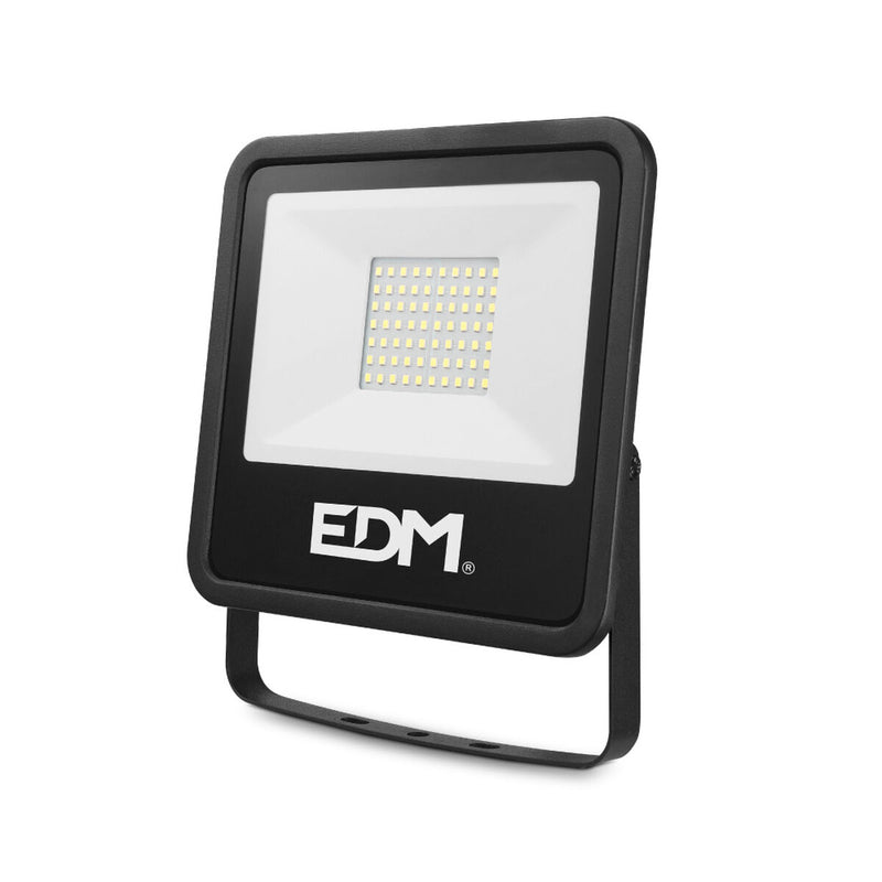 Projecteur LED EDM Noir 50 W F 4000 Lm (6400 K)