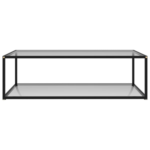 322902 vidaXL Coffee Table Transparent 120x60x35 cm Tempered Glass