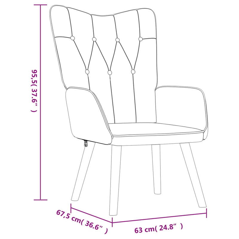 Chaise de relaxation avec tabouret Gris clair Tissu