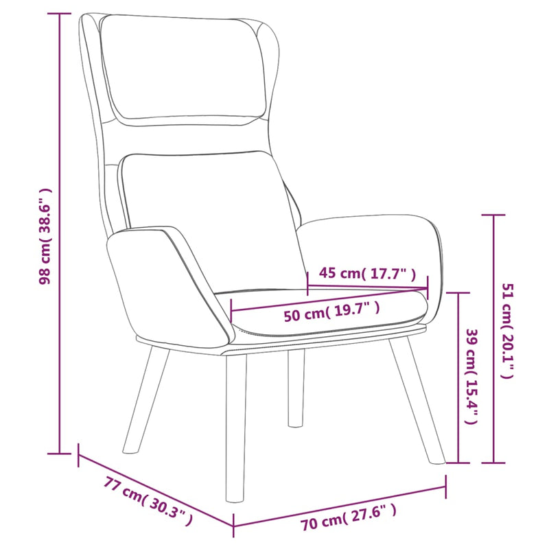 Chaise de relaxation avec tabouret Gris clair Velours