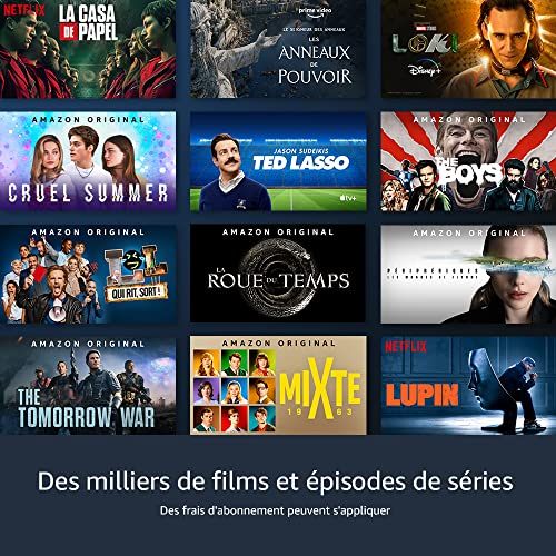 Amazon Fire TV Stick avec télécommande vocale Alexa (avec boutons de contrôle de la TV) | Appareil de streaming HD